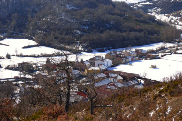 Vista de Ruesga desde el monte